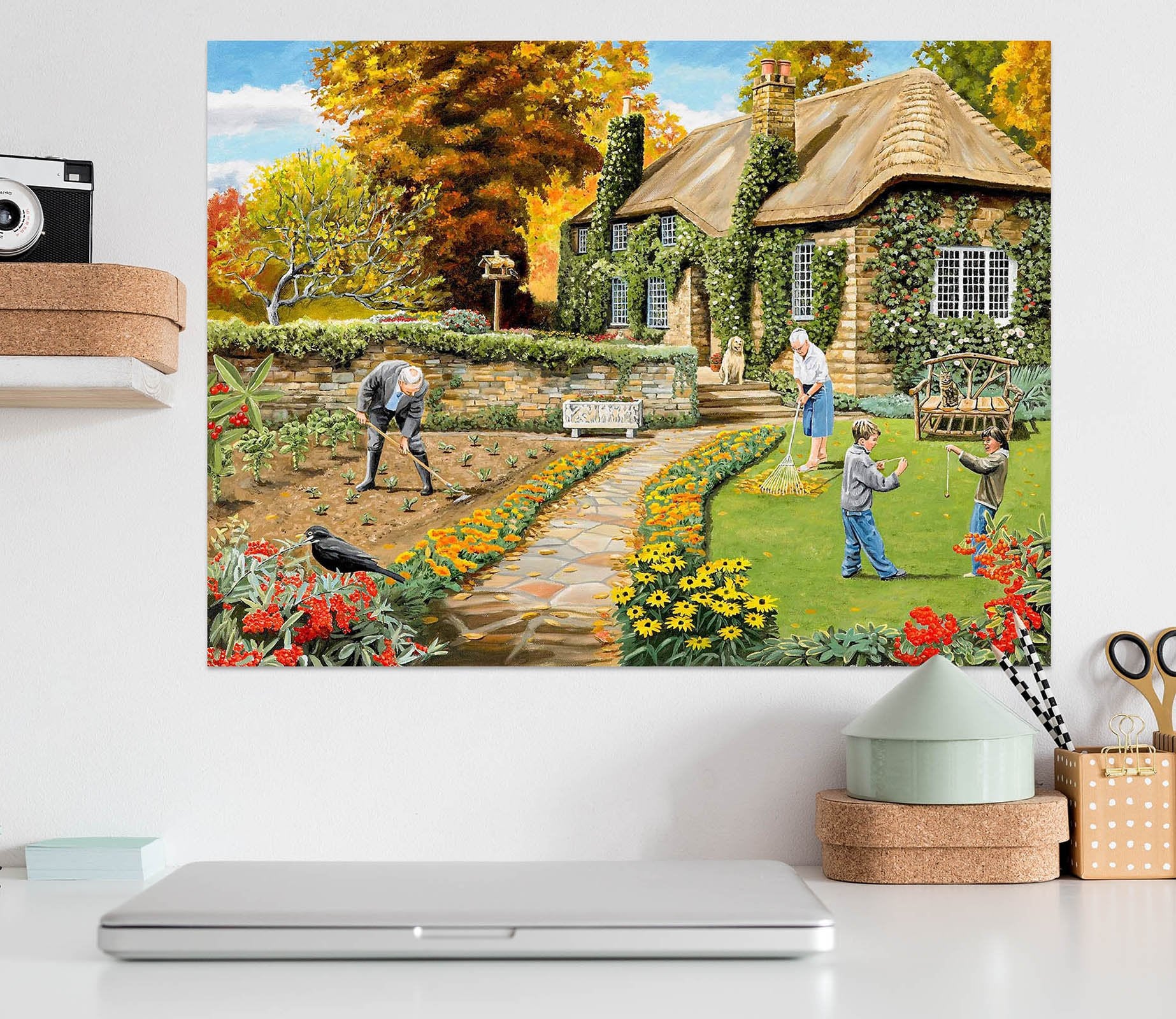 3D Autumn Garden 015 Trevor Mitchell Wall Sticker Wallpaper AJ Wallpaper 2 