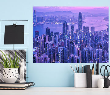 3D Early Morning City 139 Marco Carmassi Wall Sticker