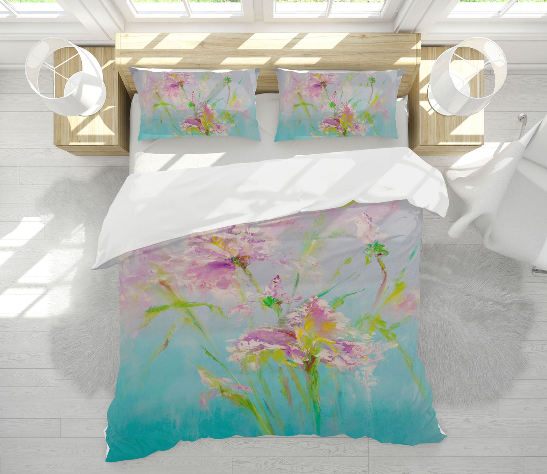 3D Pink Cute Bouquet 549 Skromova Marina Bedding Bed Pillowcases Quilt
