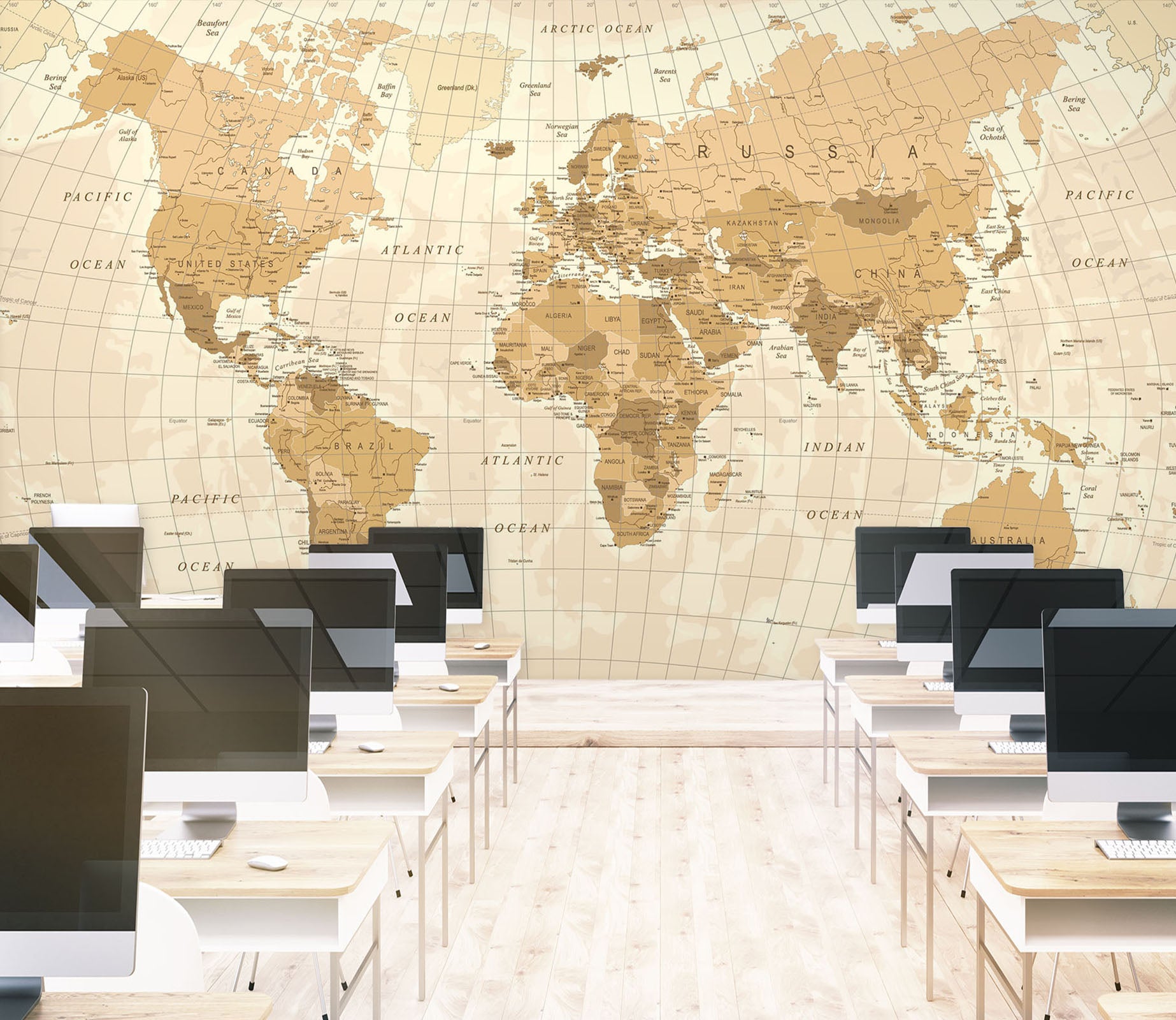 3D Map 57210 Wall Murals