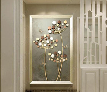 3D Diamond Dandelion WC281 Wall Murals