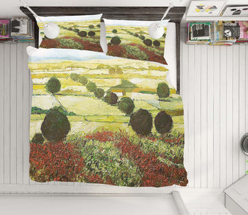 3D Wildflower Valley 2109 Allan P. Friedlander Bedding Bed Pillowcases Quilt