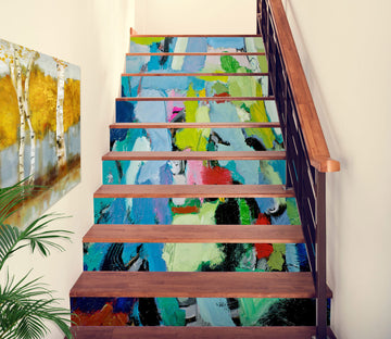 3D Color Pigment Pattern 89224 Allan P. Friedlander Stair Risers