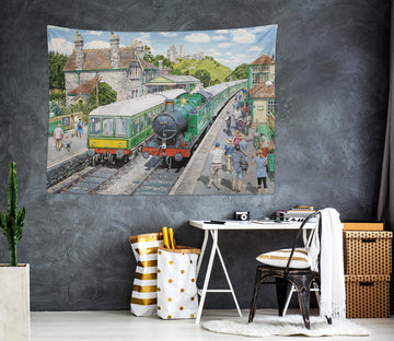 3D Train 11245 Trevor Mitchell Tapestry Hanging Cloth Hang