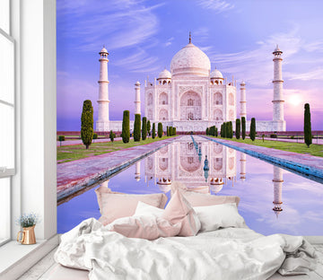3D Purple Castle 1672 Wall Murals