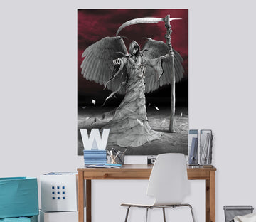 3D Time Is Up 083 Vincent Hie Wall Sticker