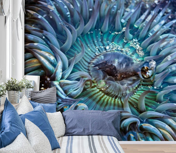 3D Tidepool Treasure 130 Kathy Barefield Wall Mural Wall Murals