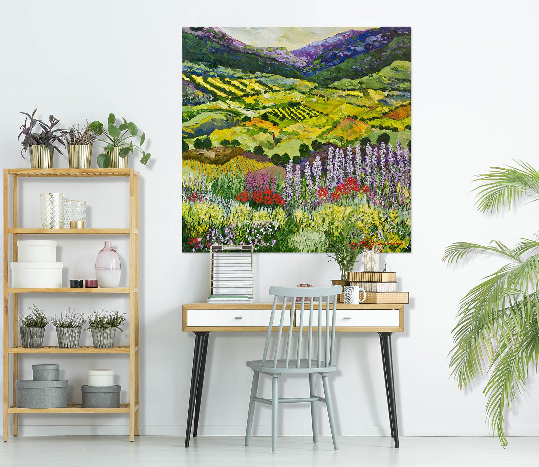 3D Wildflower Valley 170 Allan P. Friedlander Wall Sticker