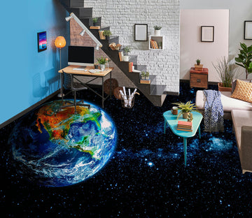 3D Mysterious Earth 1217 Floor Mural  Wallpaper Murals Self-Adhesive Removable Print Epoxy