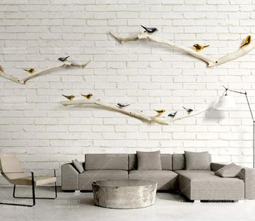 3D Branch Bird WG32 Wall Murals Wallpaper AJ Wallpaper 2 