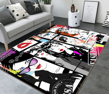 3D Poster Model 1020 Non Slip Rug Mat