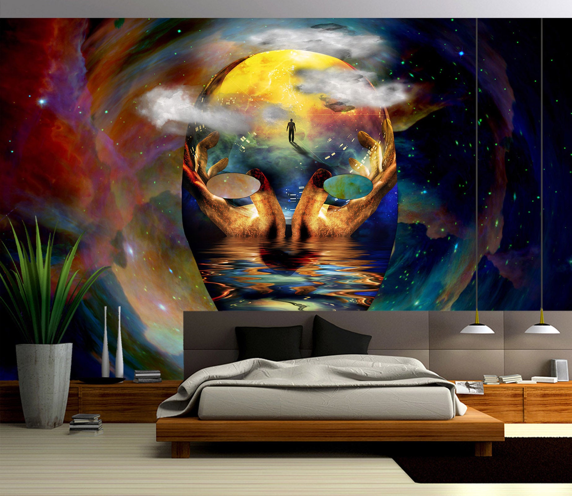 3D Cosmic Manpower 57224 Wall Murals