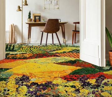 3D Color Field Painting 9529 Allan P. Friedlander Floor Mural  Wallpaper Murals Self-Adhesive Removable Print Epoxy