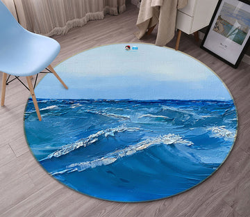 3D Ocean 9753 Marina Zotova Rug Round Non Slip Rug Mat
