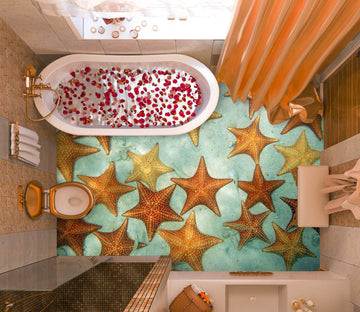 3D Noble Starfish 525 Floor Mural  Wallpaper Murals Rug & Mat Print Epoxy waterproof bath floor