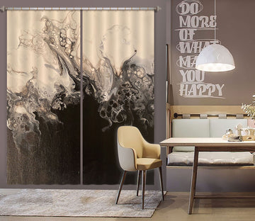 3D Black Pattern Texture 8144 Valerie Latrice Curtain Curtains Drapes