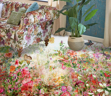 3D Attractive Garden 1249 Floor Mural  Wallpaper Murals Self-Adhesive Removable Print Epoxy