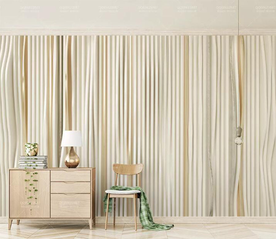 3D White Trees WC195 Wall Murals