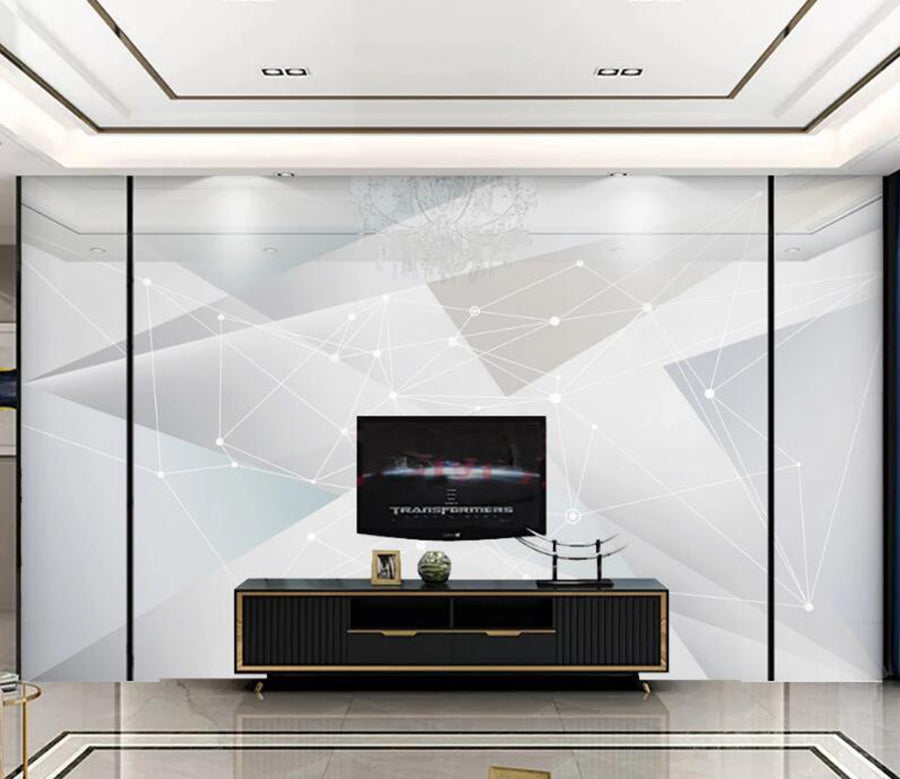 3D Star Point Connection 119 Wall Murals