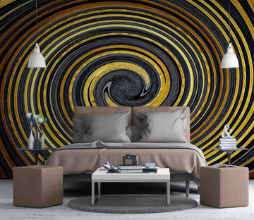 3D Colored Swirl 458 Wall Murals