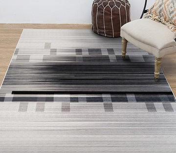 3D Modern Black WG019 Non Slip Rug Mat Mat AJ Creativity Home 