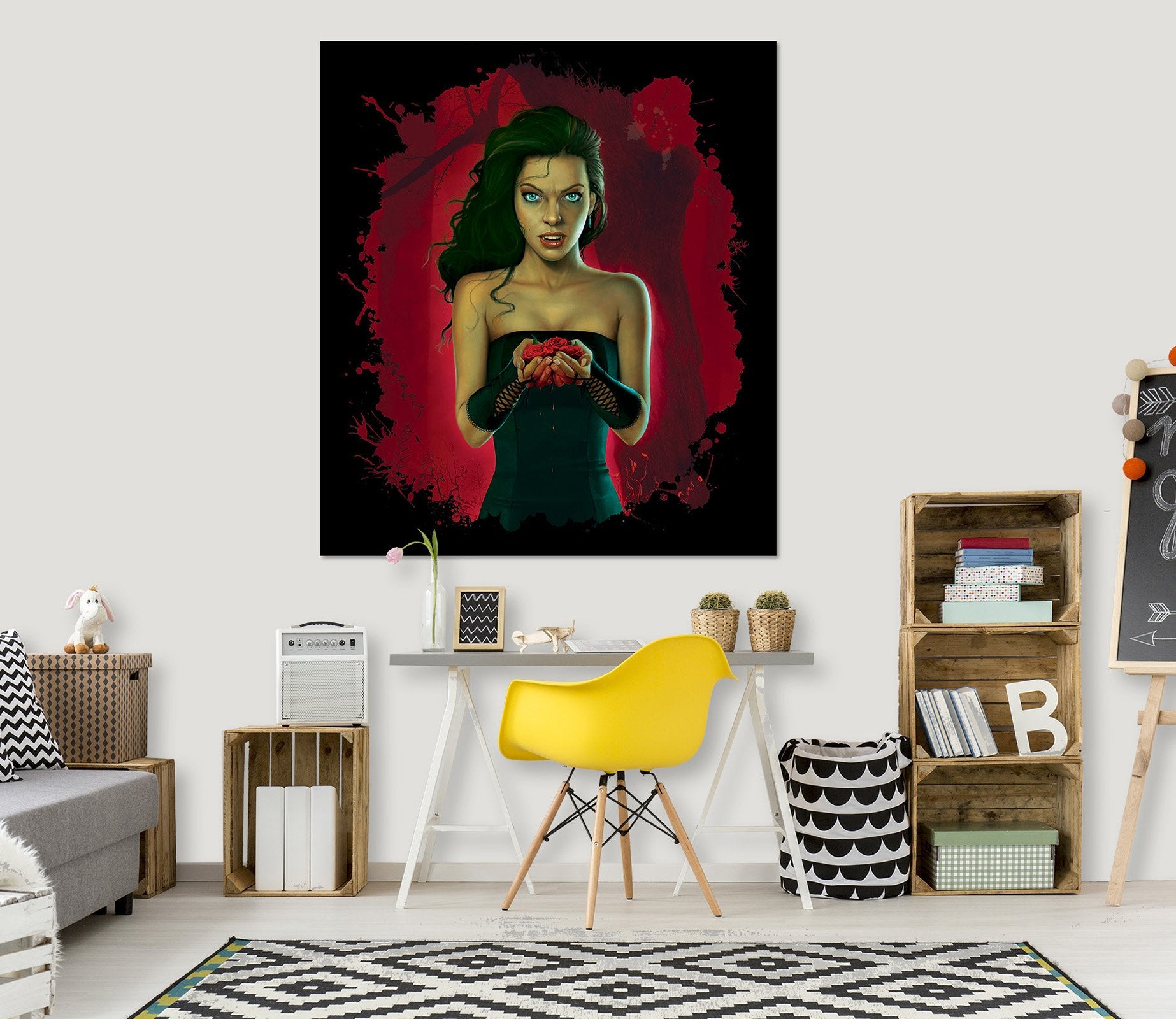 3D Blood Roses 014 Vincent Hie Wall Sticker Wallpaper AJ Wallpaper 2 