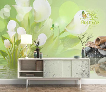 3D Butterfly Flower 564 Wall Murals Wallpaper AJ Wallpaper 2 
