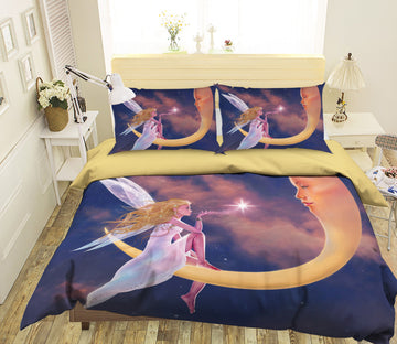 3D Star Kiss 083 Bed Pillowcases Quilt Exclusive Designer Vincent