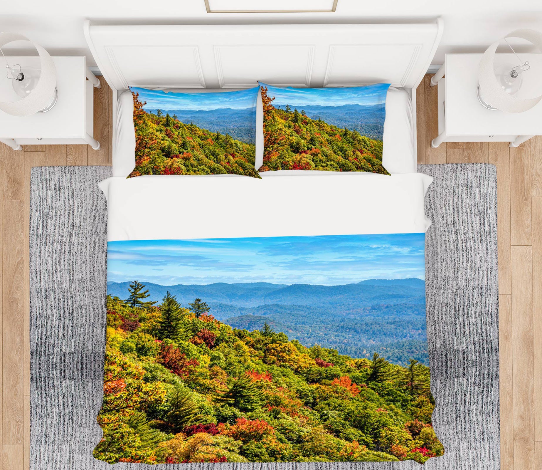 3D Woods Hill 8562 Beth Sheridan Bedding Bed Pillowcases Quilt