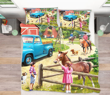 3D Horse Car 12522 Kevin Walsh Bedding Bed Pillowcases Quilt