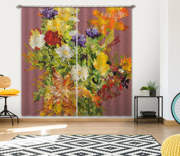3D Bouquet 208 Allan P. Friedlander Curtain Curtains Drapes