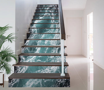 3D River Surging 243 Stair Risers