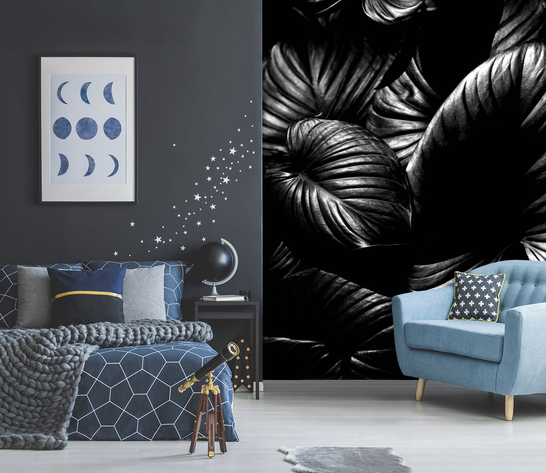 3D Green Leaf 1541 Boris Draschoff Wall Mural Wall Murals