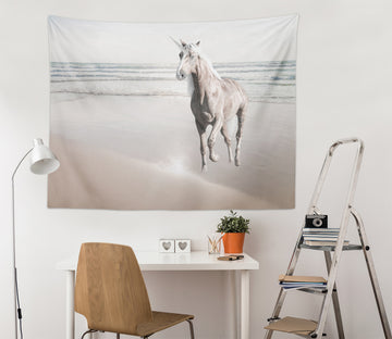 3D Beach Horse 11686 Assaf Frank Tapestry Hanging Cloth Hang