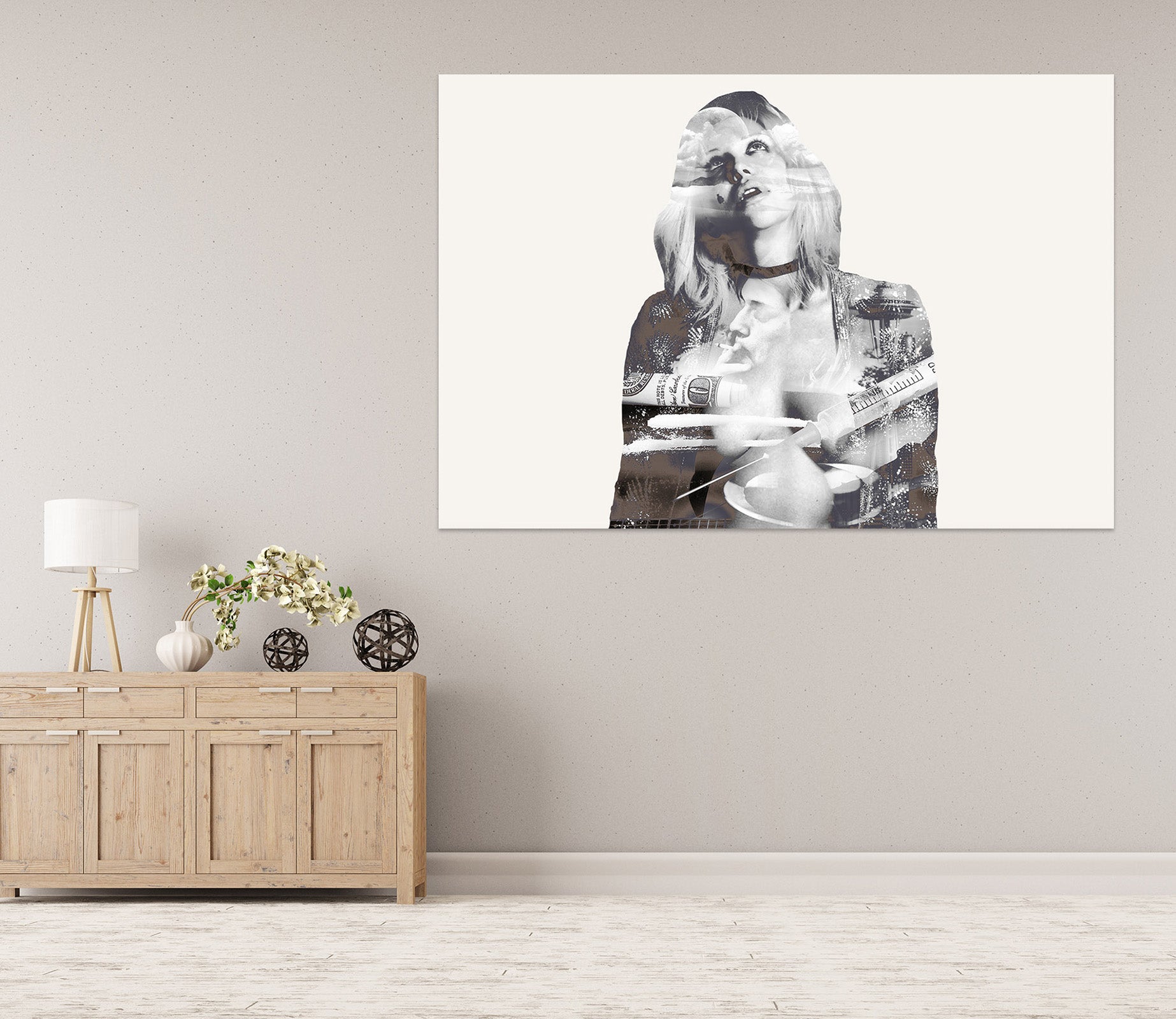 3D Short Hair Girl 011 Marco Cavazzana Wall Sticker