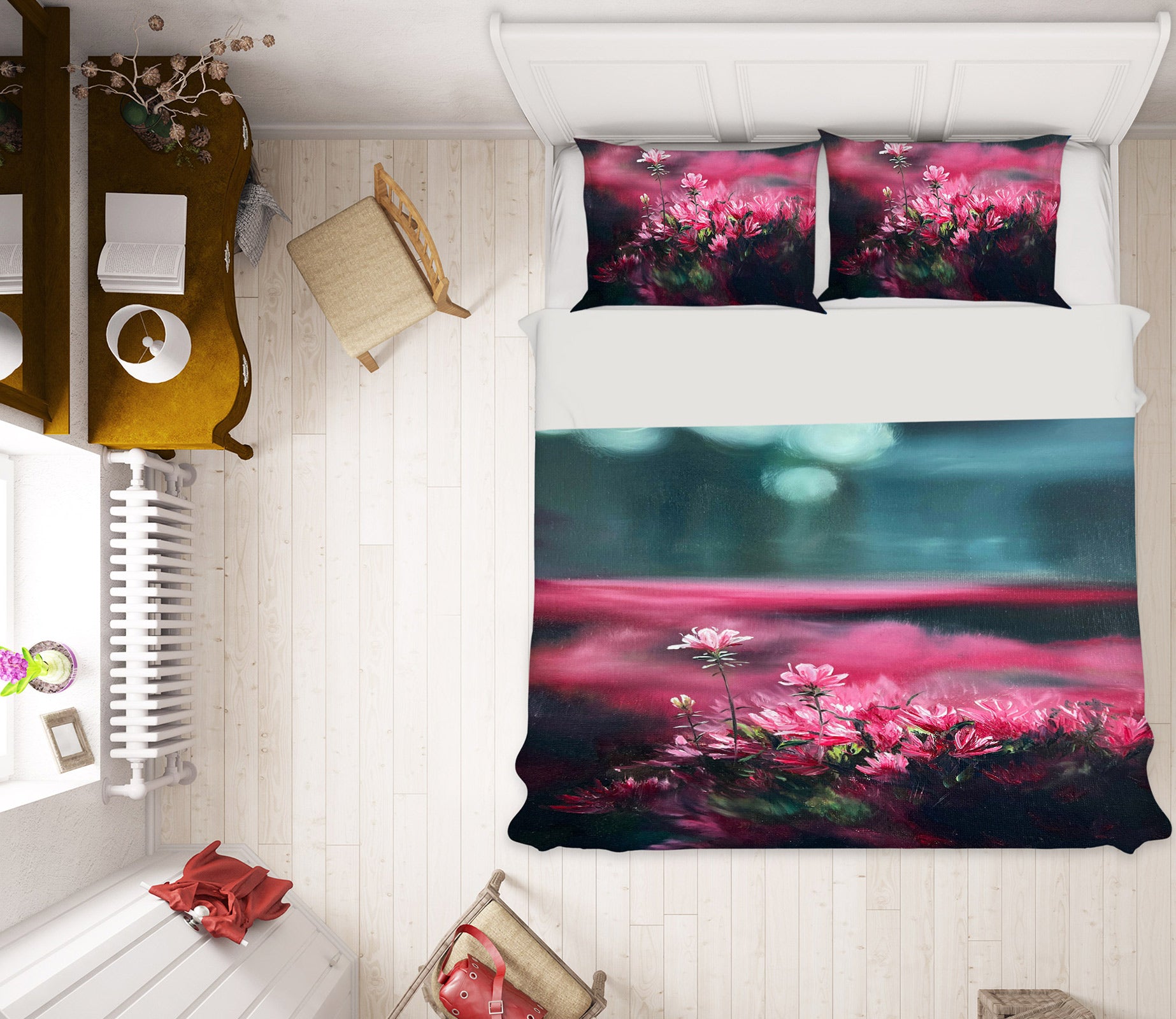 3D Pink Flower 9782 Marina Zotova Bedding Bed Pillowcases Quilt