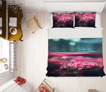 3D Pink Flower 9782 Marina Zotova Bedding Bed Pillowcases Quilt