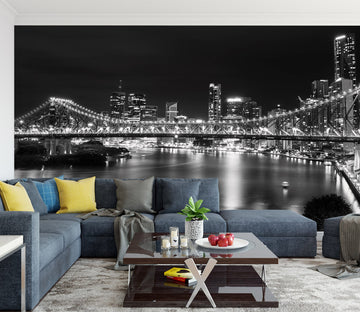 3D Bridge City 1466 Wall Murals