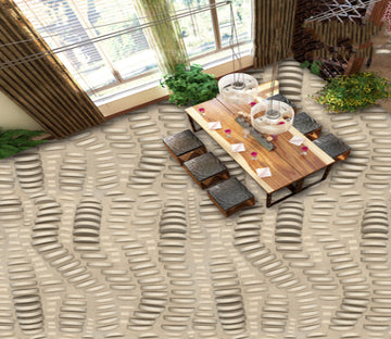 3D Curve Staggered 502 Floor Mural  Wallpaper Murals Rug & Mat Print Epoxy waterproof bath floor