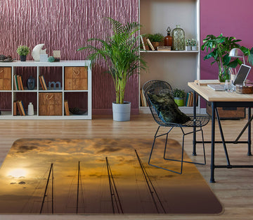 3D Four Trees 1137 Marco Carmassi Rug Non Slip Rug Mat