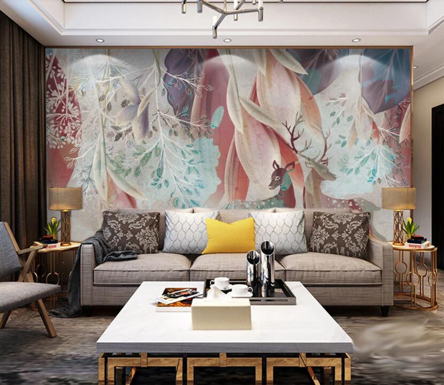 3D Colorful Cascading Flowers 2507 Wall Murals