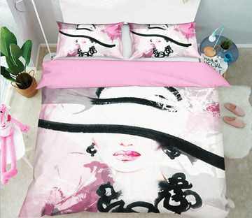 3D White Hat Mannequin 014 Bed Pillowcases Quilt