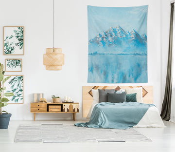 3D Blue Mountain 5290 Marina Zotova Tapestry Hanging Cloth Hang