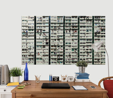 3D Tall Building 155 Marco Carmassi Wall Sticker