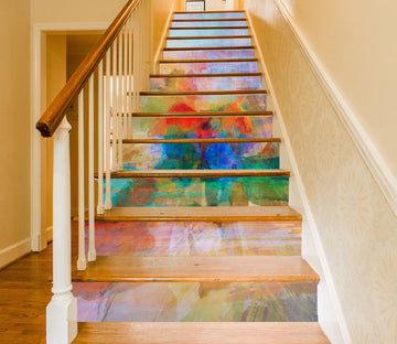 3D Colorful Pattern 104215 Michael Tienhaara Stair Risers