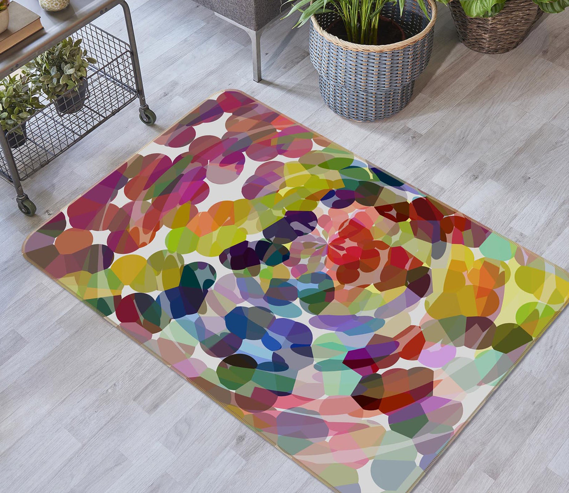 3D Colorful Pattern 1005 Shandra Smith Rug Non Slip Rug Mat