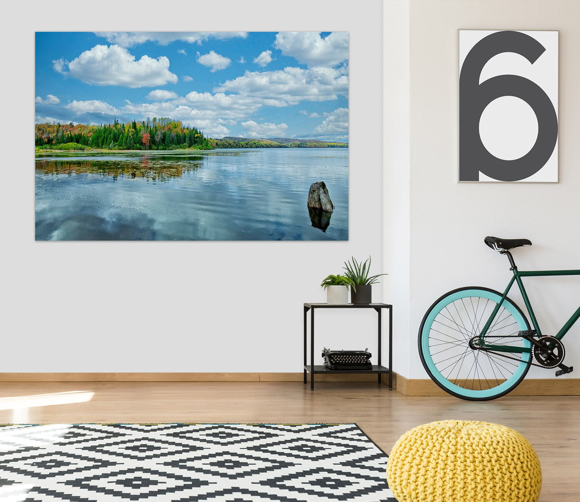 3D Lake 62118 Kathy Barefield Wall Sticker