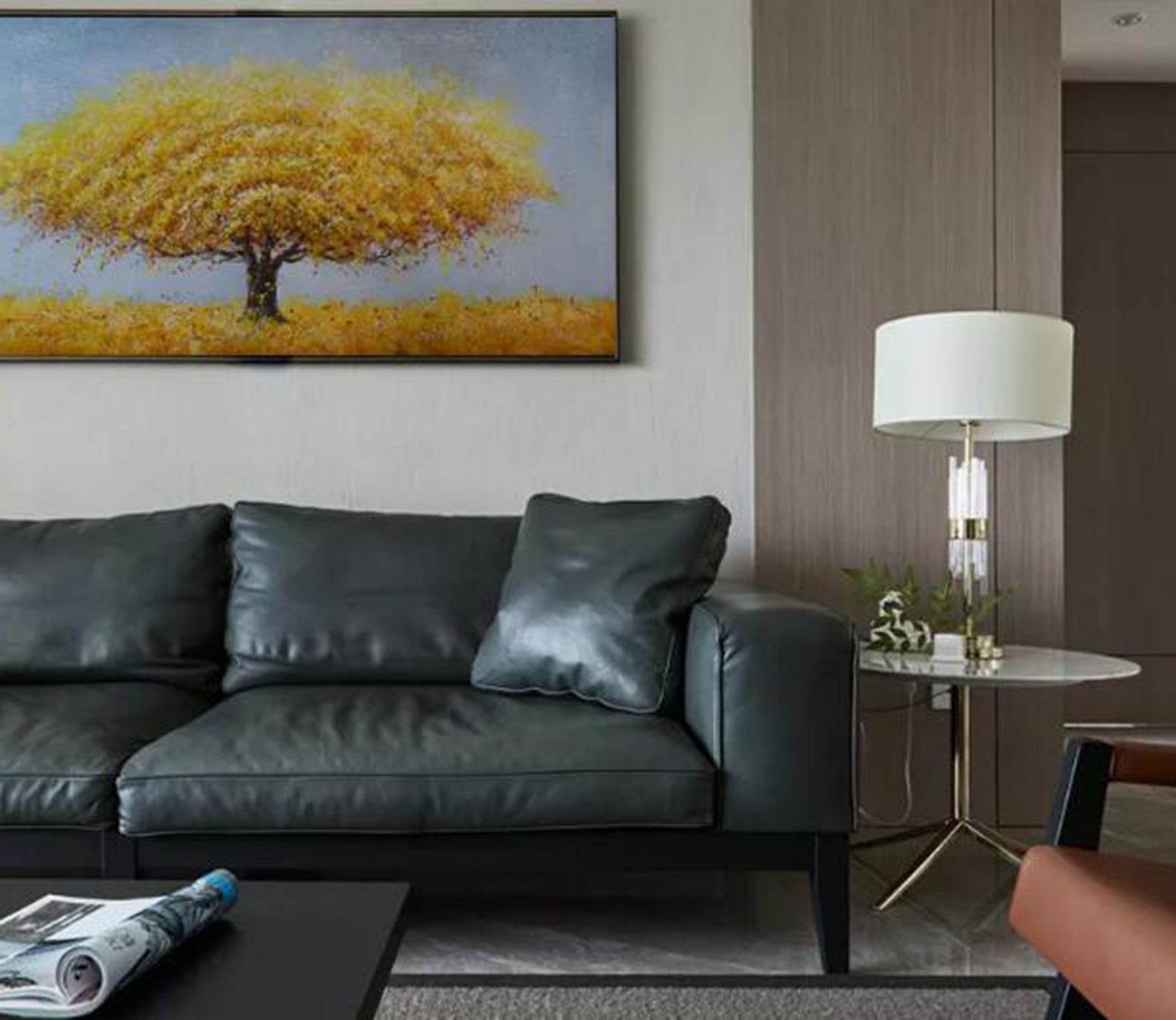 3D Golden Tree WG44 Wall Murals Wallpaper AJ Wallpaper 2 