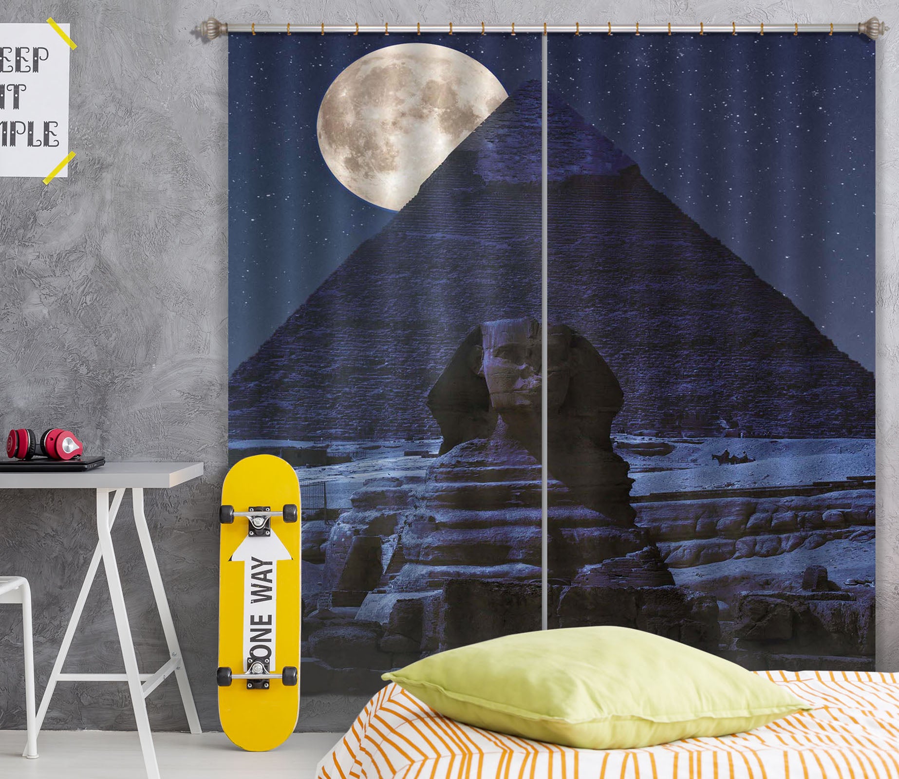 3D Triangle Valley 172 Marco Carmassi Curtain Curtains Drapes