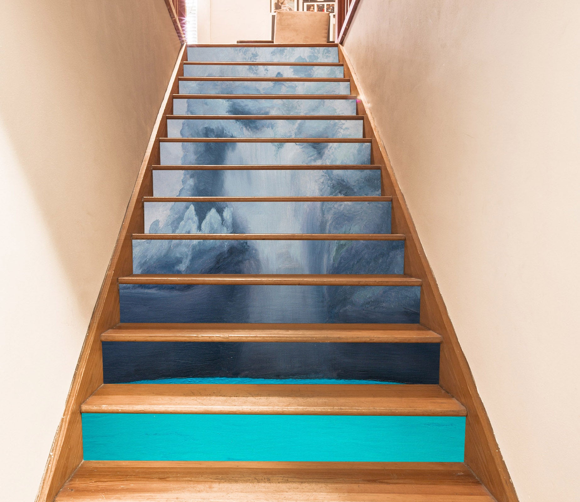 3D Waterfall Pool 8825 Marina Zotova Stair Risers